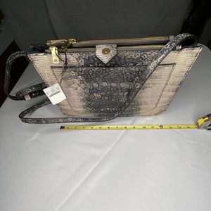 J.Crew Faux Snakeskin Crossbody NWT